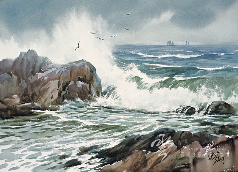 宋守宏 《海魂》 56*76cm 2003年